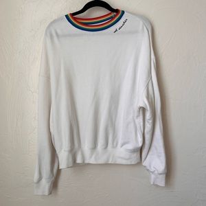 Spiritual Gangster Sol searcher white sweatshirt size S